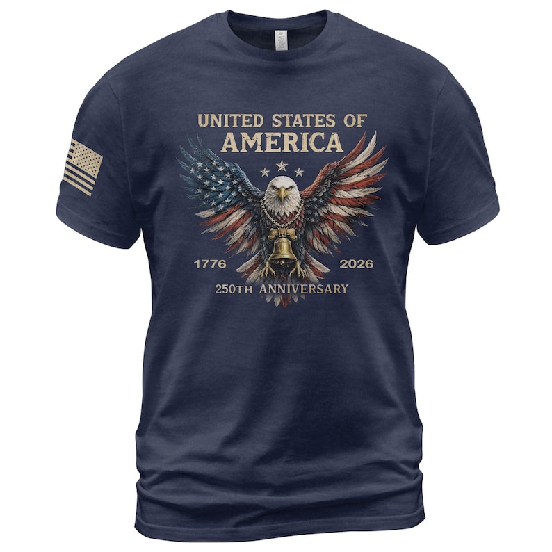 Retro 250th Anniversary of The United States Shirt, USA Independence Day T shirt, Semiquincentennial 1776 2026, American Flag Patriots Gifts