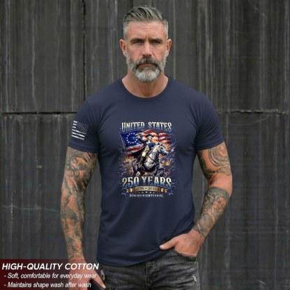 Retro 250th Anniversary of The United States Shirt, USA Independence Day T shirt, Semiquincentennial 1776 2026, American Flag Patriots Gifts
