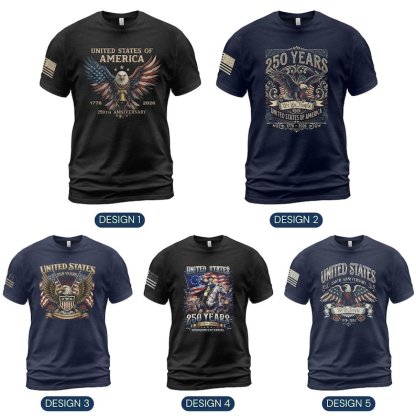 Retro 250th Anniversary of The United States Shirt, USA Independence Day T shirt, Semiquincentennial 1776 2026, American Flag Patriots Gifts