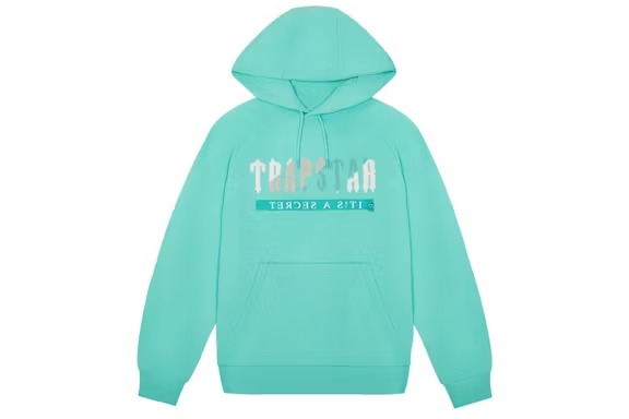 Trapstar Chenille Decoded 2.0 Hoodie Teal