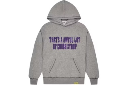 Trapstar x Cough Syrup Hoodie grey