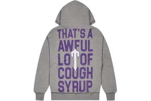 Trapstar x Cough Syrup Hoodie grey