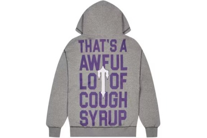 Trapstar x Cough Syrup Hoodie grey