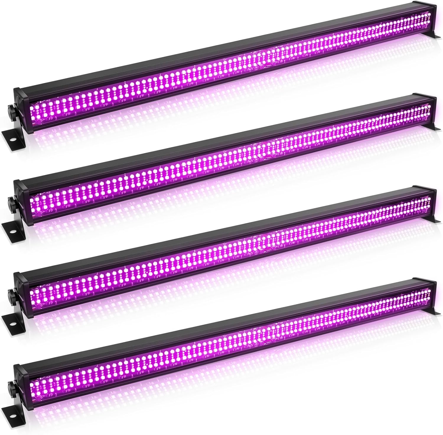 Barre Wallwasher 336 LED RGBW - lot de 4 lumières scène stroboscope tempête chapiteau DJ mariage Halloween-Lamiahaven