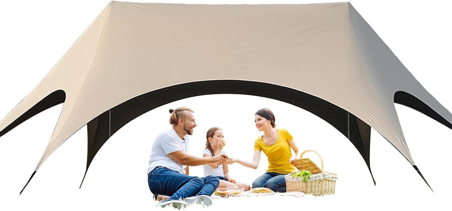 Quorvex abri de camping - Pergola solaire pliable à installation rapide pour pique nique mariage jardin barbecue plage et piscine-Lamiahaven