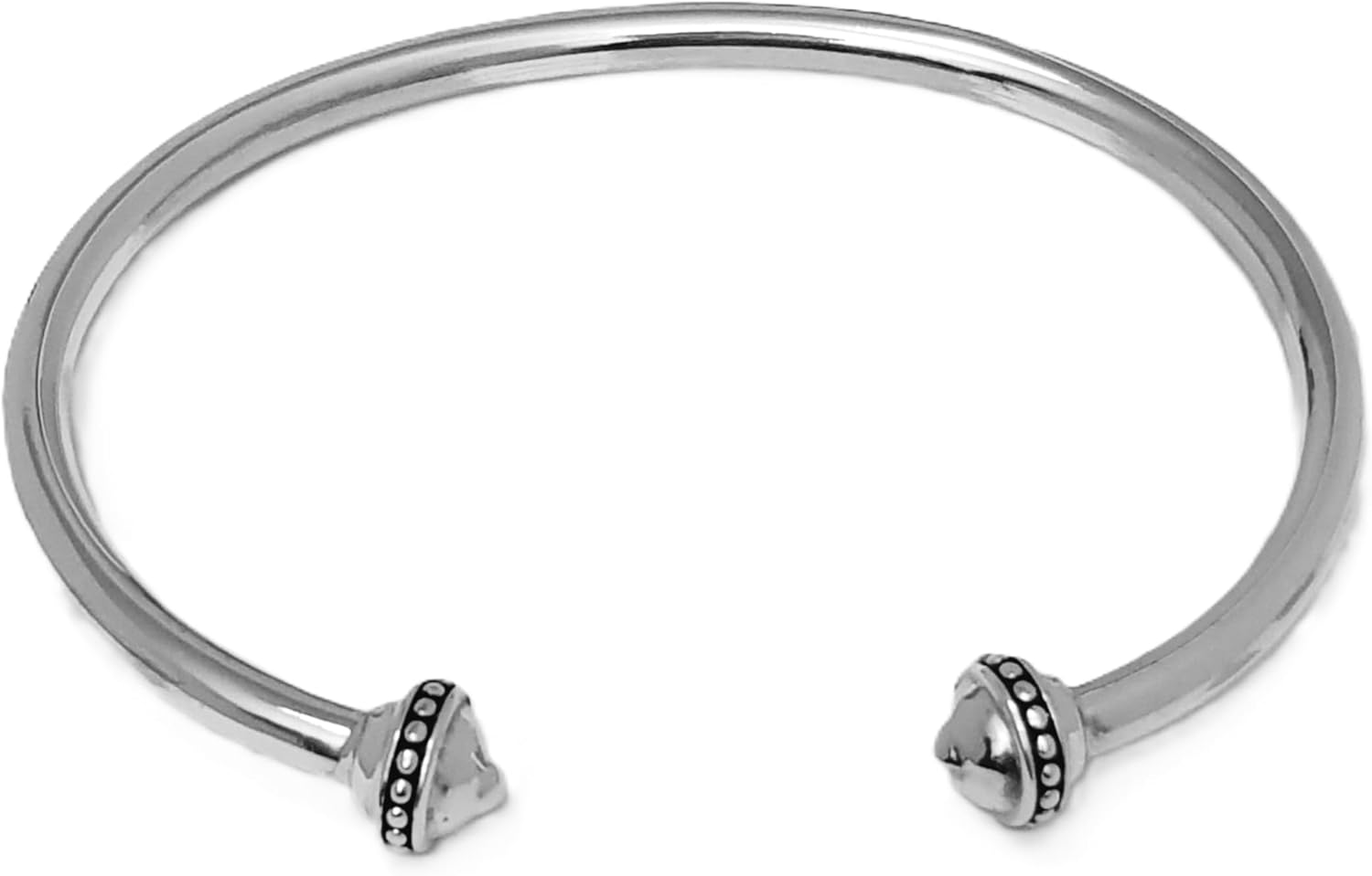 TreasureBay bracelet manchette argent sterling 925 - bijou homme femme taille unique - chaîne C sans fermoir classique-Lamiahaven