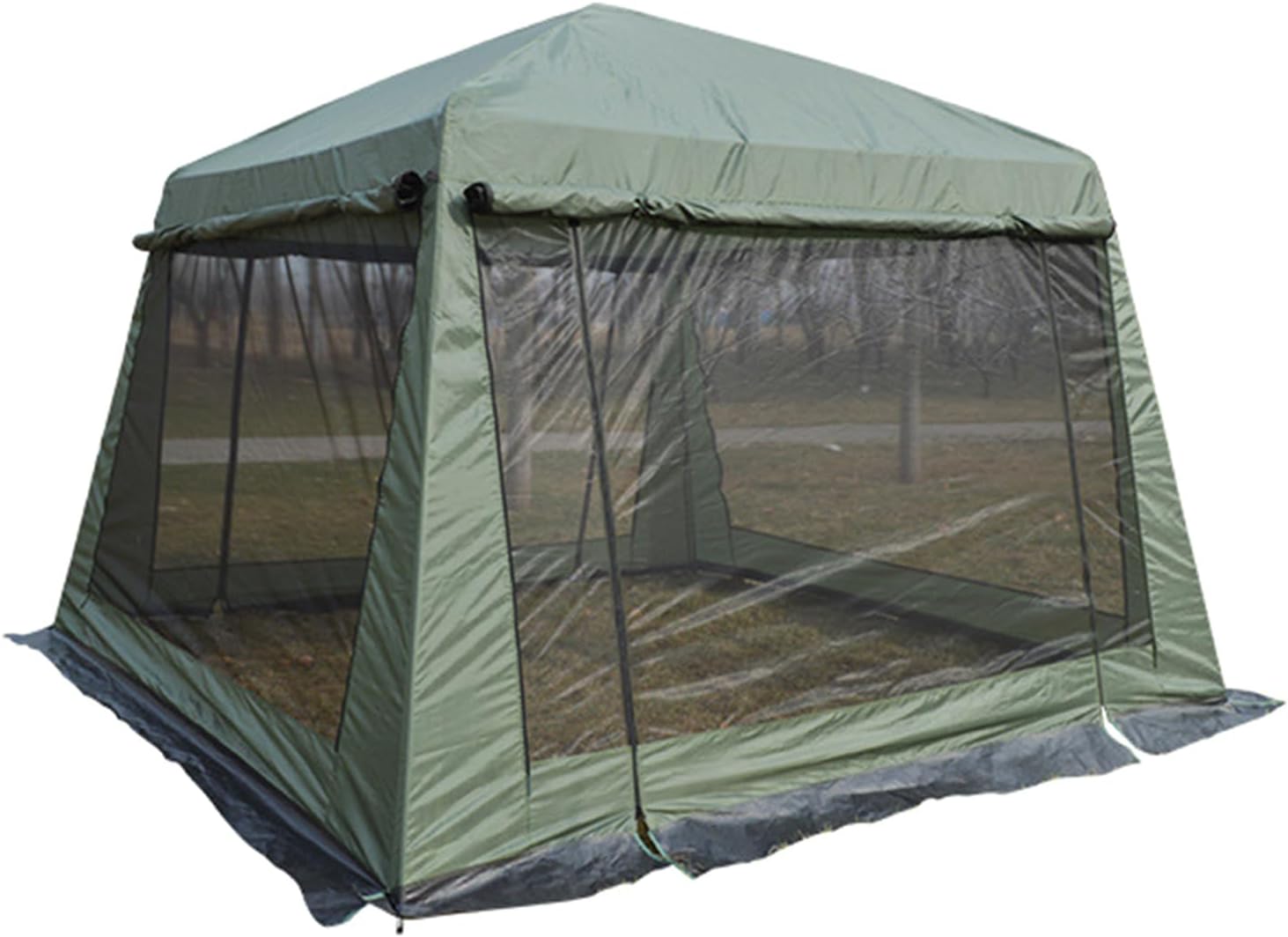 Abri extérieur multicolore résistant à la pluie - tente de plage coupe vent - abri camping familial assemblage rapide-Lamiahaven