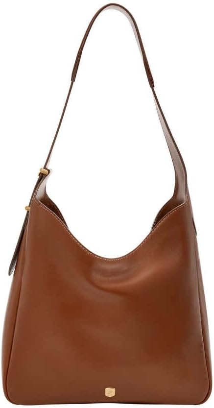 Fossil Dillon sac hobo femme en cuir - sac épaule avec fermeture magnétique - modèle souple quotidien-Lamiahaven