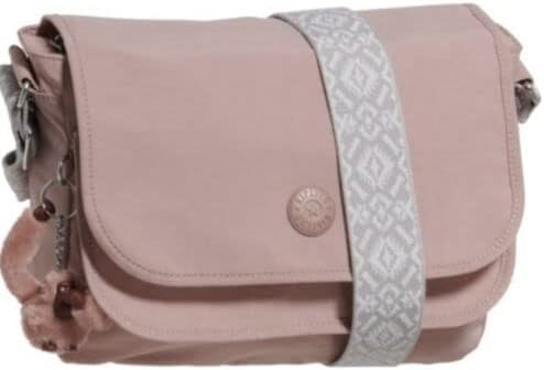 Kipling sac à bandoulière femme rose brillant - sac zippé léger pour quotidien - modèle pratique et coloré-Lamiahaven