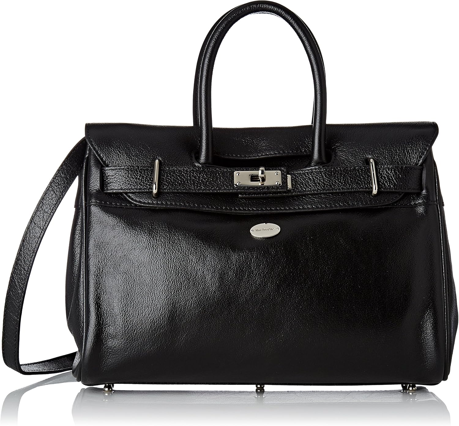 Sac porté main femme petit format - fermoir tourniquet - doublure polyester - style élégant-Lamiahaven
