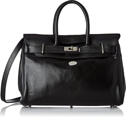 Sac porté main femme petit format - fermoir tourniquet - doublure polyester - style élégant-Lamiahaven