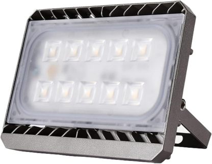 Projecteur LED extérieur 70 W - blanc chaud - IP65 - 240 V - applique murale jardin entrepôt parking-Lamiahaven