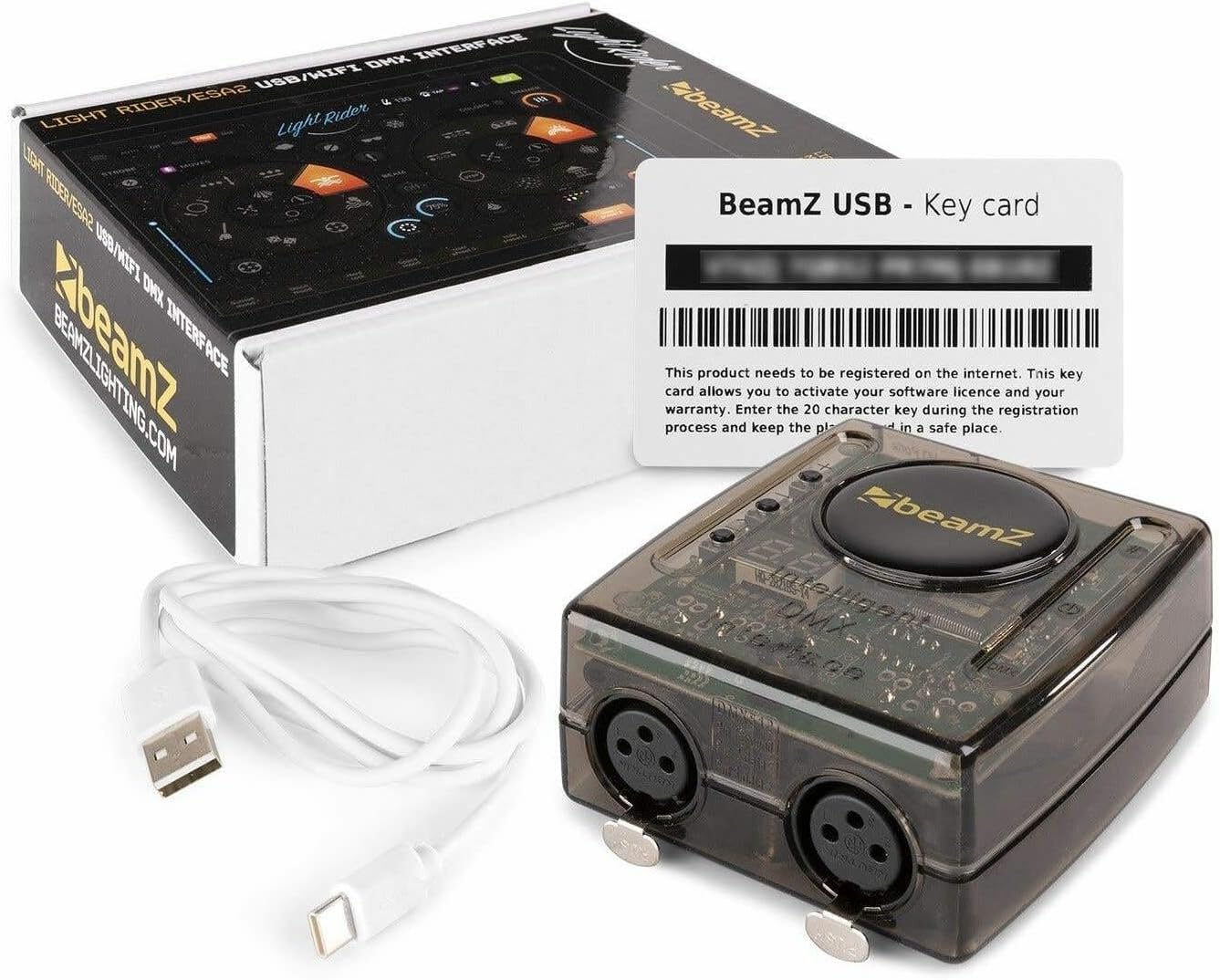 BeamZ DMX WIFI - interface USB DMX WiFi 128 canaux - contrôle éclairage pour DJ professionnel mobile-Lamiahaven