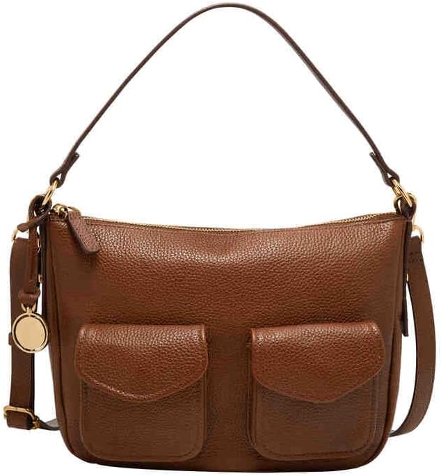 Sac bandoulière Fossil Jolie femme - fermeture éclair - format quotidien pratique-Lamiahaven