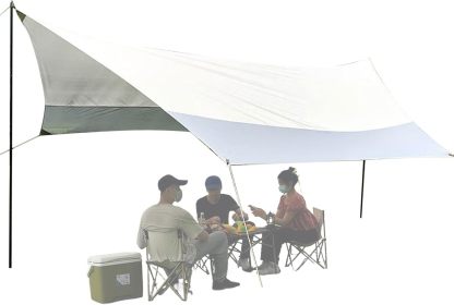 Abri solaire Hogvinnatil - grande canopée camping 17,06 pieds par 14,76 pieds - protection UV - toile-Lamiahaven