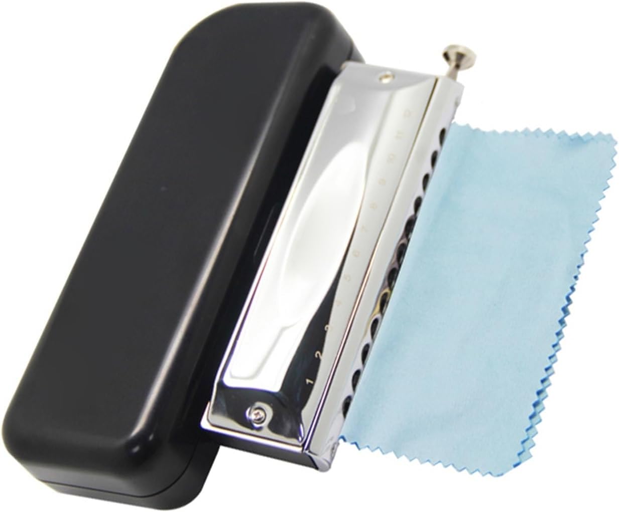 Harmonica chromatique 12 trous pour étudiants - 48 tons - clé Low C - anches bronze phosphore-Lamiahaven