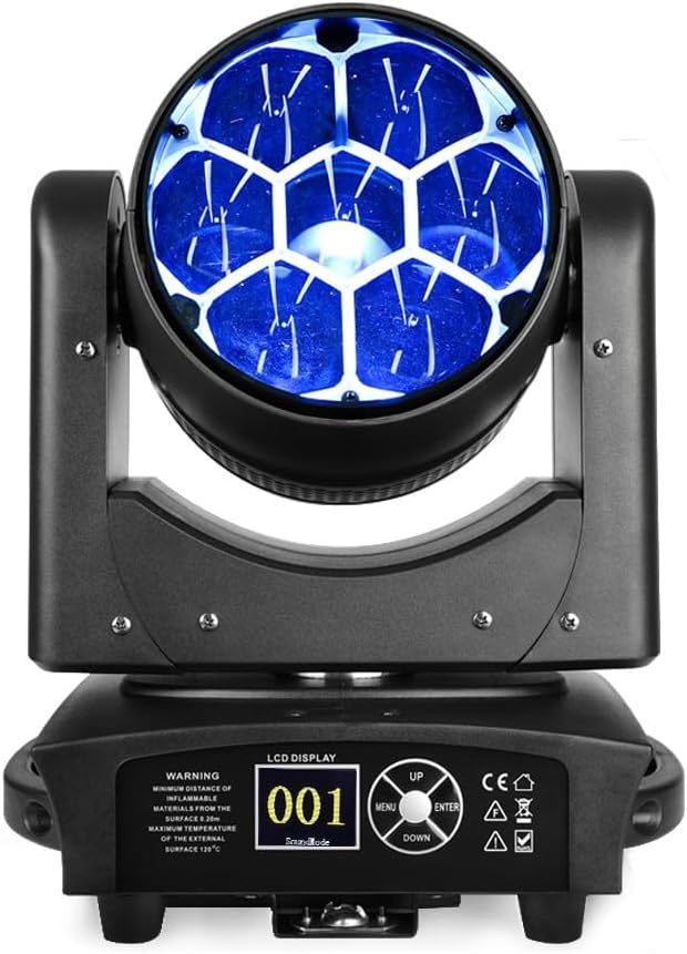 BETOPPER - lyre LED DMX RGBW 350 W - moving head DJ beam wash zoom éclairage de scène club fête disco-Lamiahaven