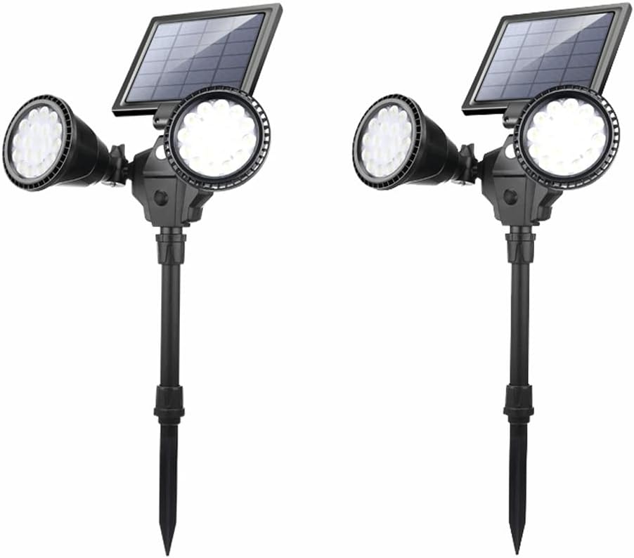 Lampe de pelouse LED - détecteur de mouvement - IP65 - 4 modes - blanc lumière du jour 6000 K-Lamiahaven