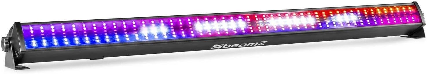 BeamZ LCB288 - barre LED RGBW strobe DMX - wallwasher sections contrôlables pour scène bar lounge-Lamiahaven