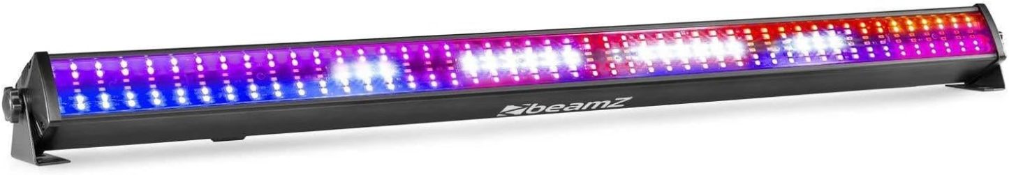 BeamZ LCB288 - barre LED RGBW strobe DMX - wallwasher sections contrôlables pour scène bar lounge-Lamiahaven
