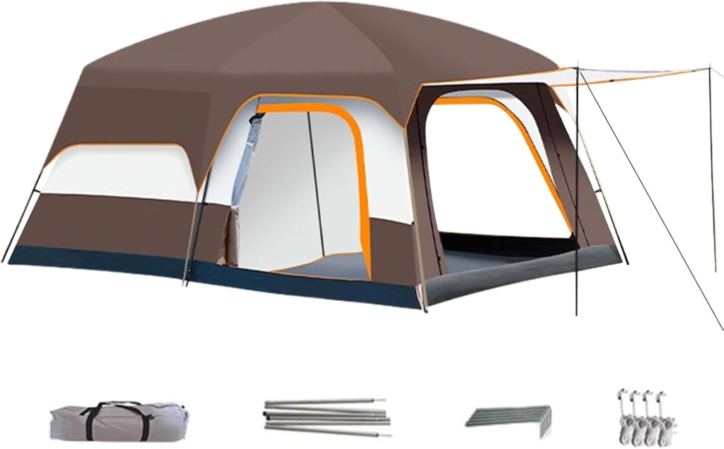Xijobido tente de camping familiale - Abri cabine portable en tissu Oxford pour plage pique nique jardin festival voyage et randonnée-Lamiahaven