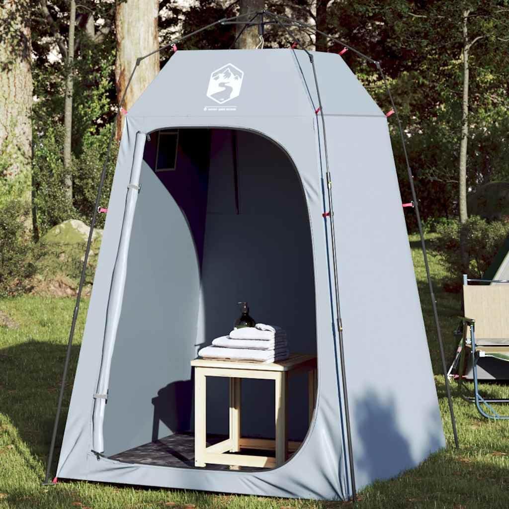 Tente brise vue XXL grise - tente vestiaire étanche portable - système de libération rapide camping plage extérieur-Lamiahaven