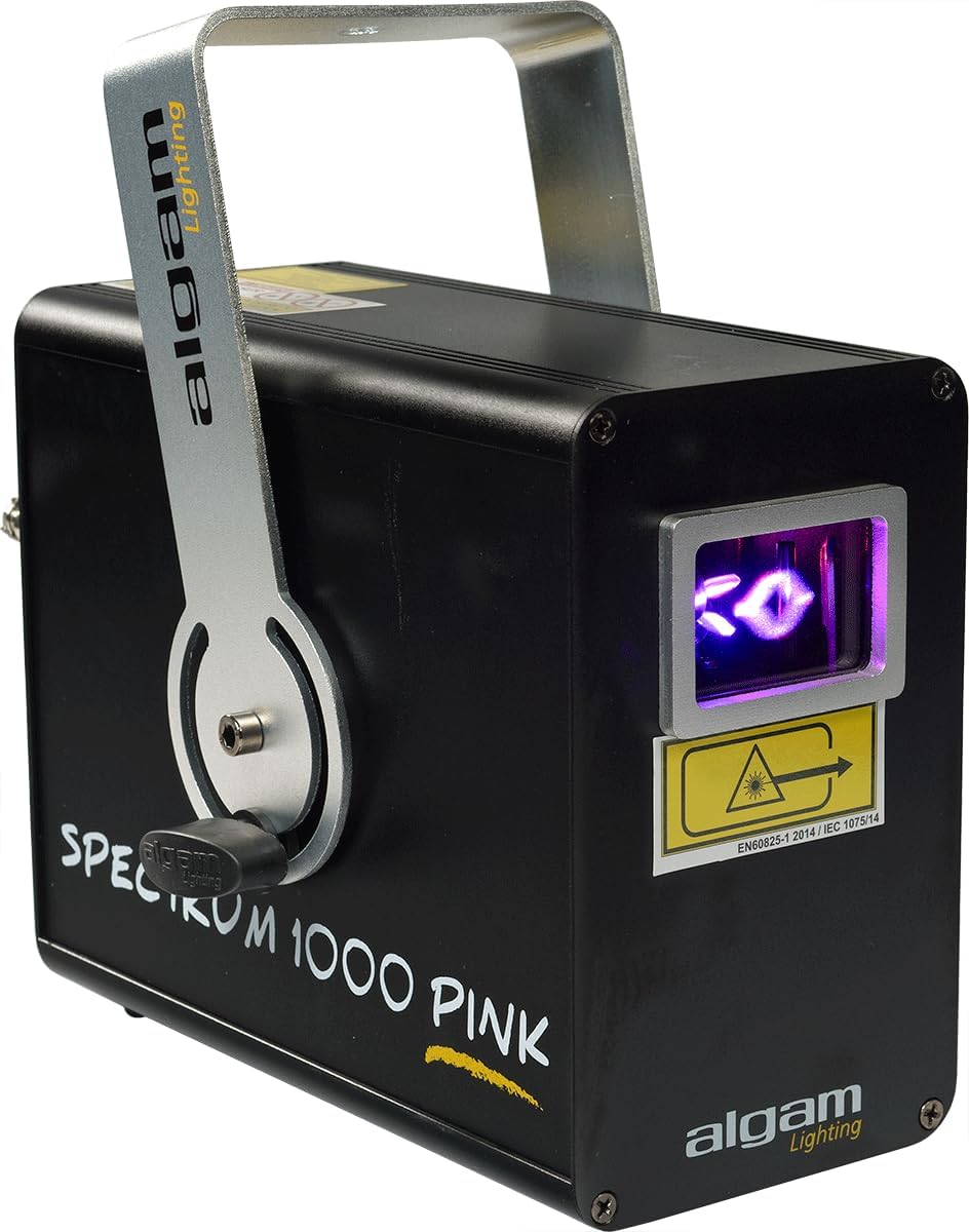 ALGAM LIGHTING Spectrum 1000 Pink - laser animation rose 1000 mW - éclairage scène IP20 pour show lumineux-Lamiahaven