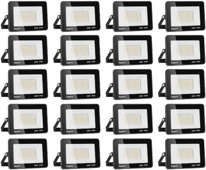 Projecteur LED extérieur lot de 20 - 30 W - blanc froid 6000 K - IP65 pour terrasse jardin garage-Lamiahaven