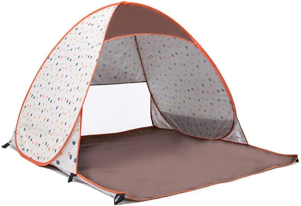 Tente de plage automatique 3 à 4 personnes - abri soleil ultraléger portable - tente pêche camping extérieur-Lamiahaven