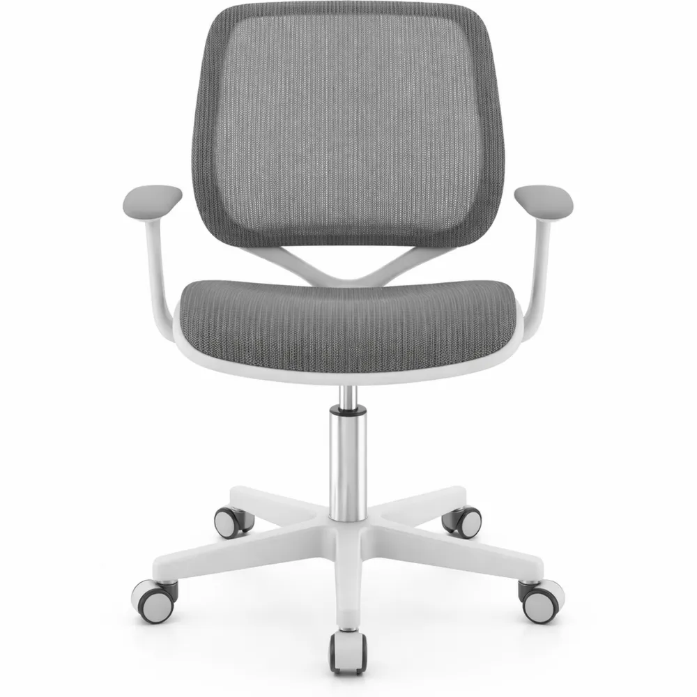 Sedia Ergonomica Girevole per Bambini con Altezza Regolabile e Ruote Freno