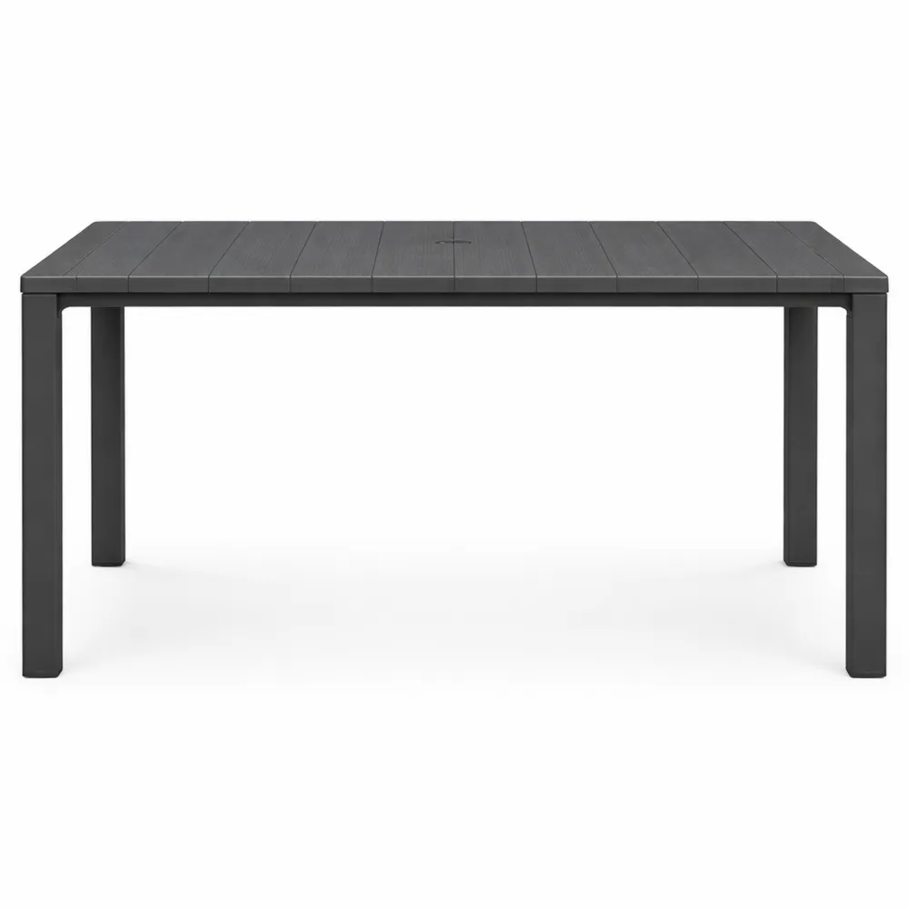 Tavolo da Giardino per 6 Persone, Grafite, 147 x 90 x 74.5 cm