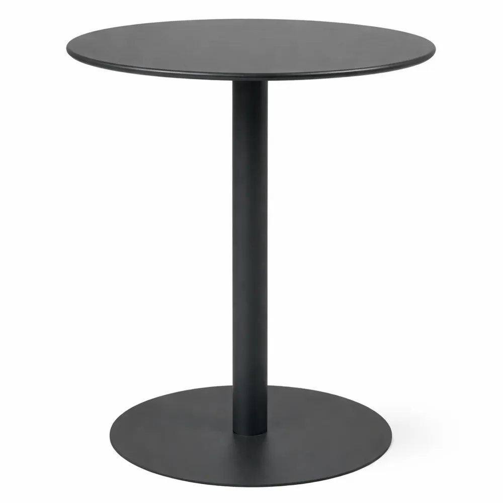 Tavolo rotondo da giardino in acciaio per 2 persone, antracite, Ø60 cm