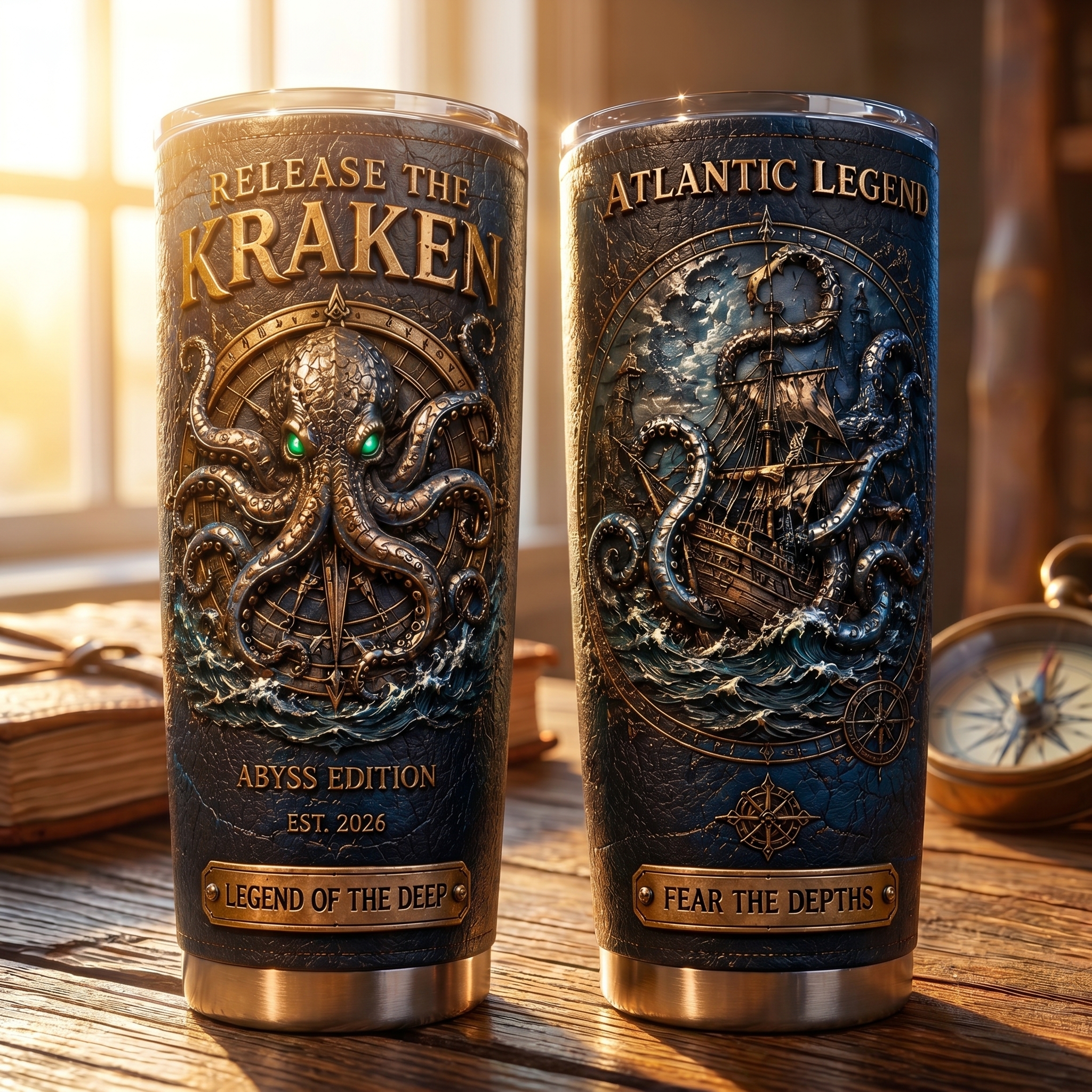 Release The Kraken Tumbler