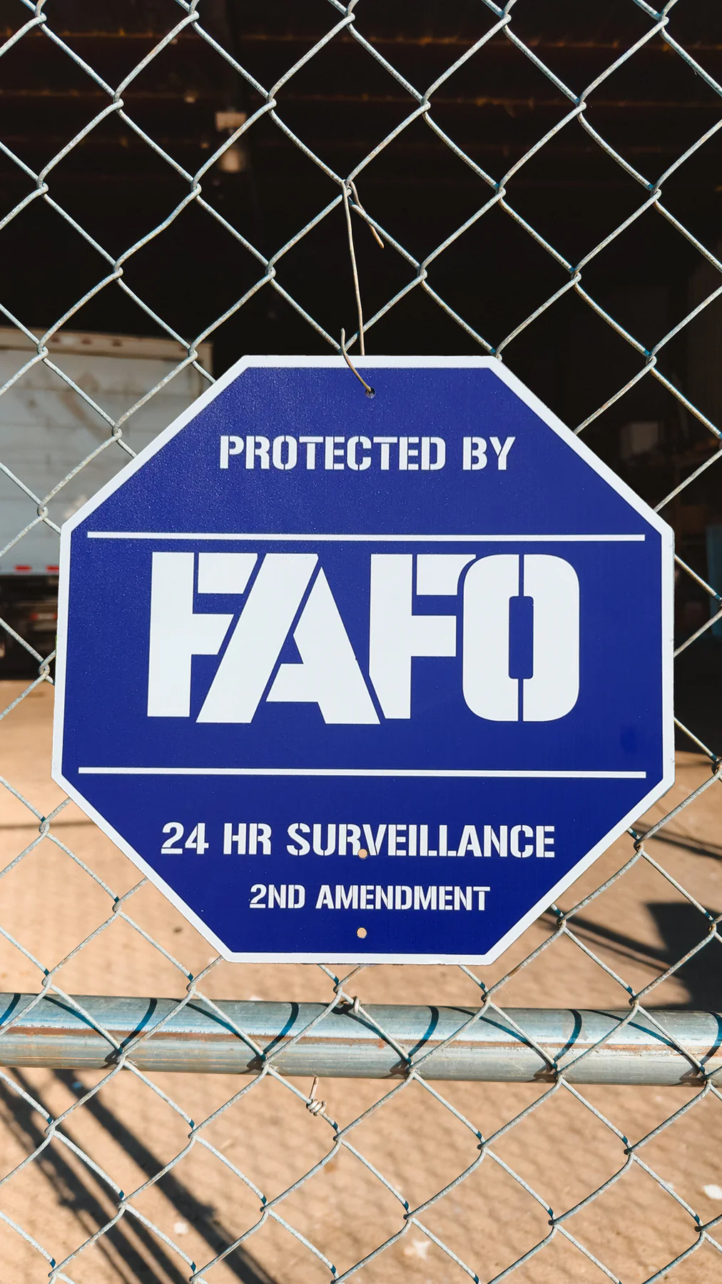 FAFO Metal Signs