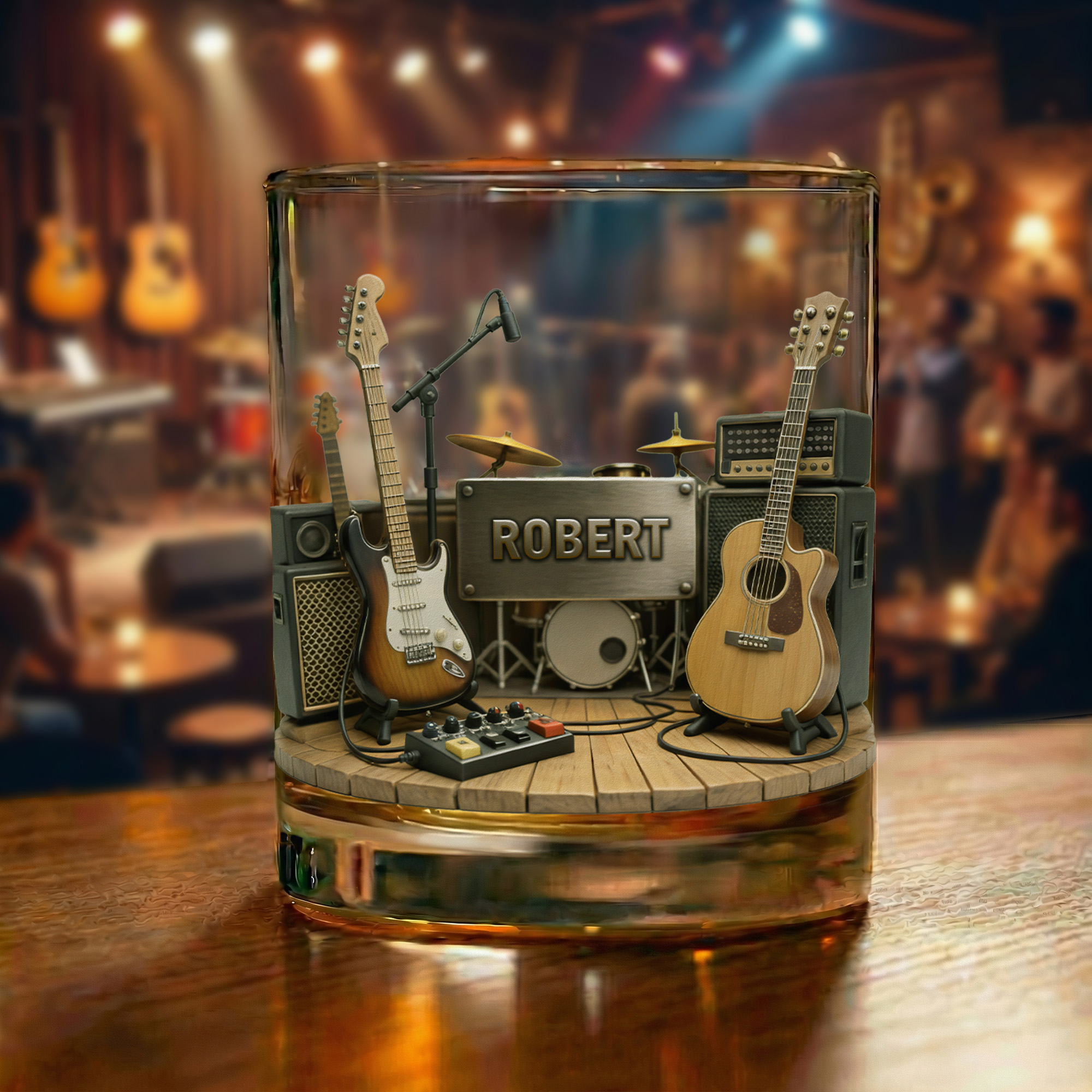 🎸🥃 Guitar Studio Whiskey Glass – Pour the Sound. Hold the Stage. 🔥🎶