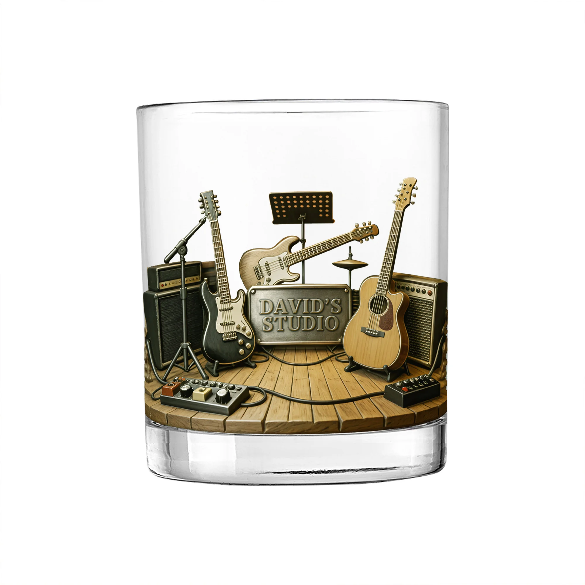 🎸🥃 Guitar Studio Whiskey Glass – Pour the Sound. Hold the Stage. 🔥🎶