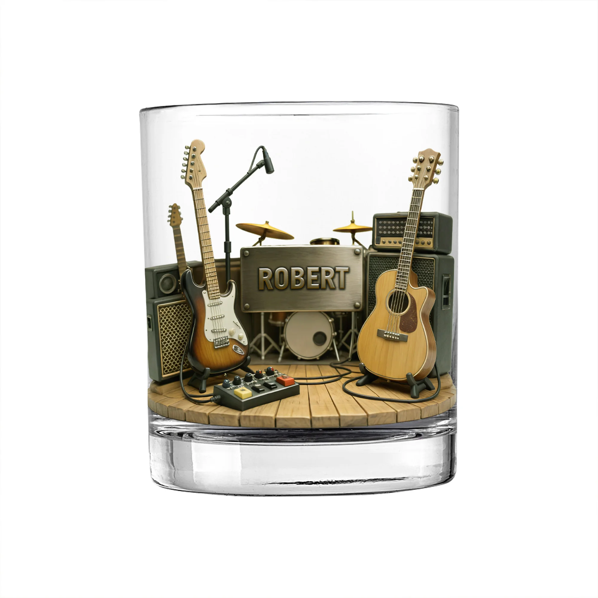 🎸🥃 Guitar Studio Whiskey Glass – Pour the Sound. Hold the Stage. 🔥🎶