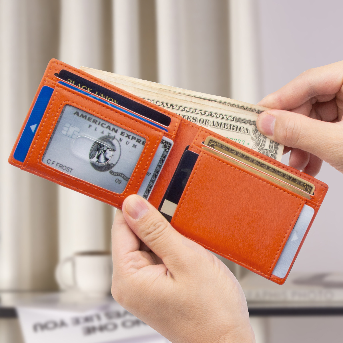 Men's Slim Wallet with RFID Blocking - BUY 2 FREE SHIPPING