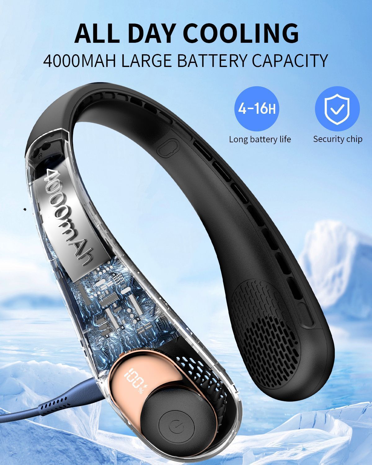 Portable Personal Neck Fan - BUY 2 FREE SHIPPING