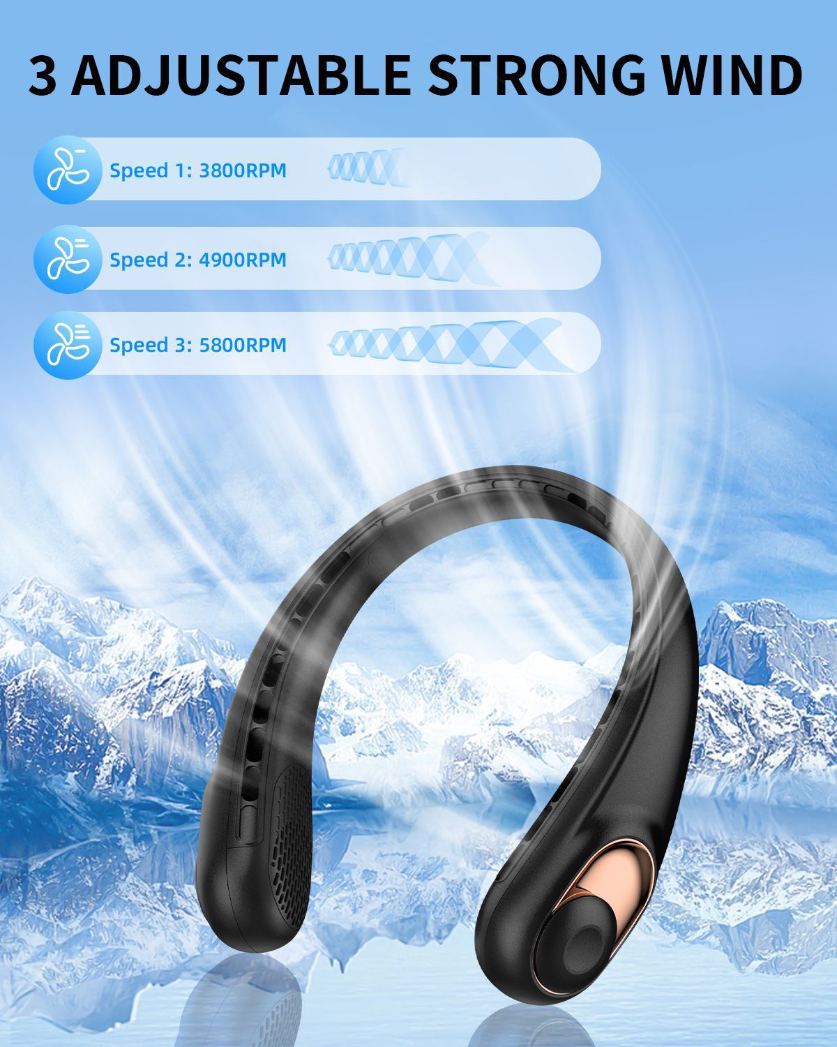 Portable Personal Neck Fan - BUY 2 FREE SHIPPING