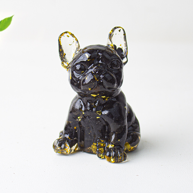 🐕Crystal Gravel Epoxy French Bulldog Ornament