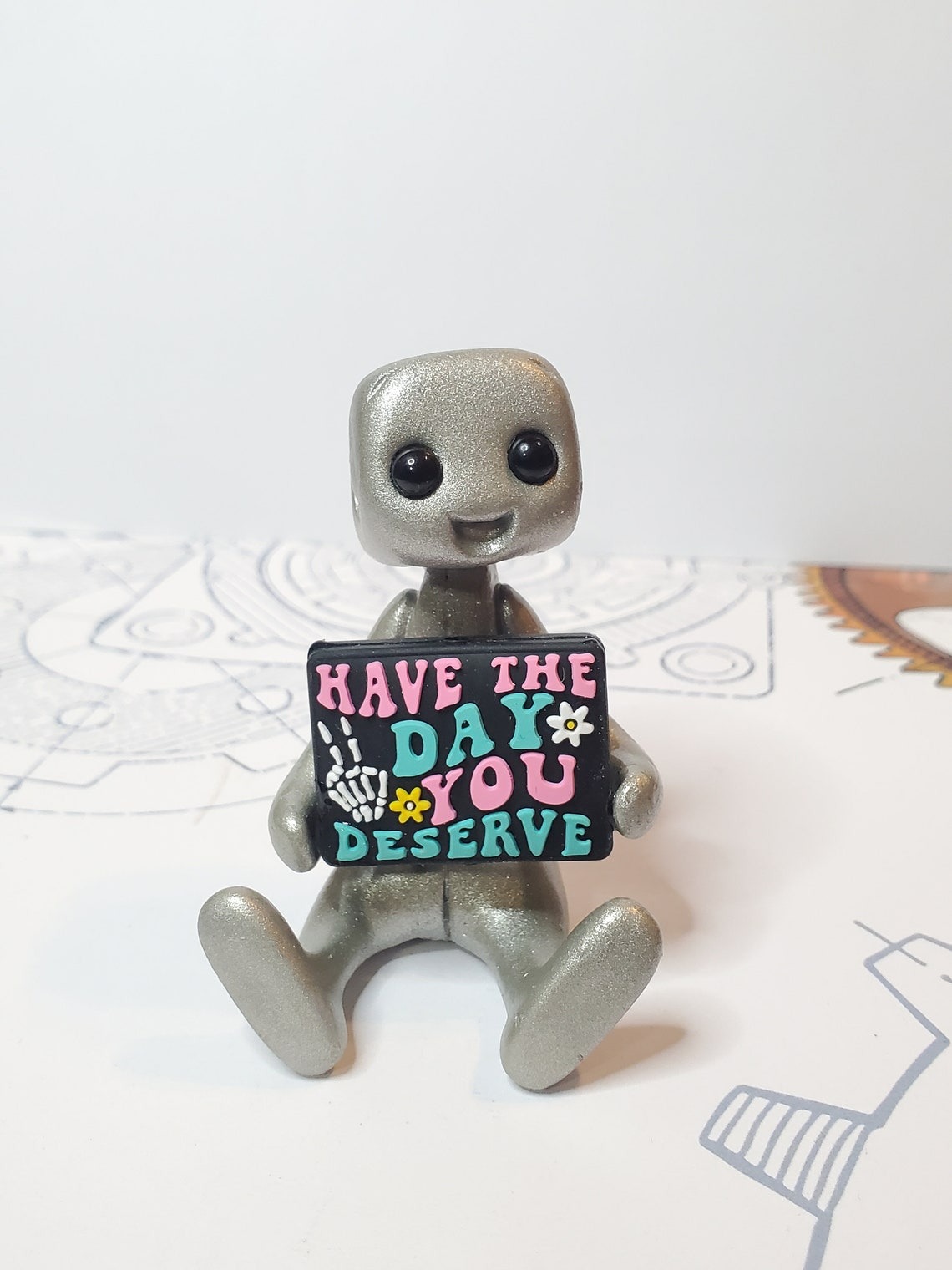 Mental Health Robot Figurine