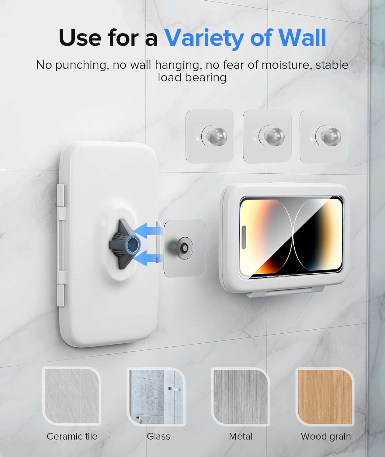 Waterproof Shower Phone Holder