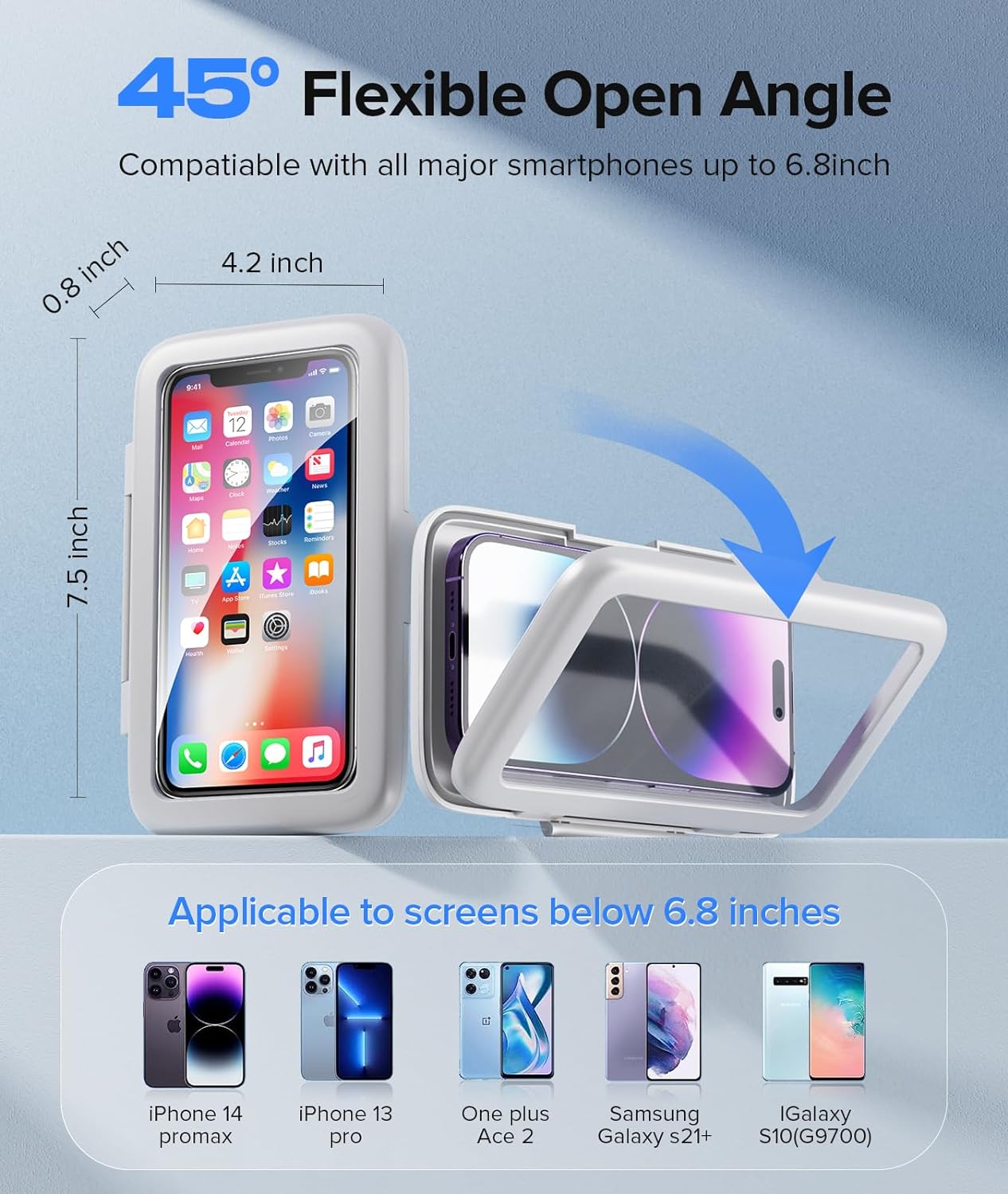 Waterproof Shower Phone Holder