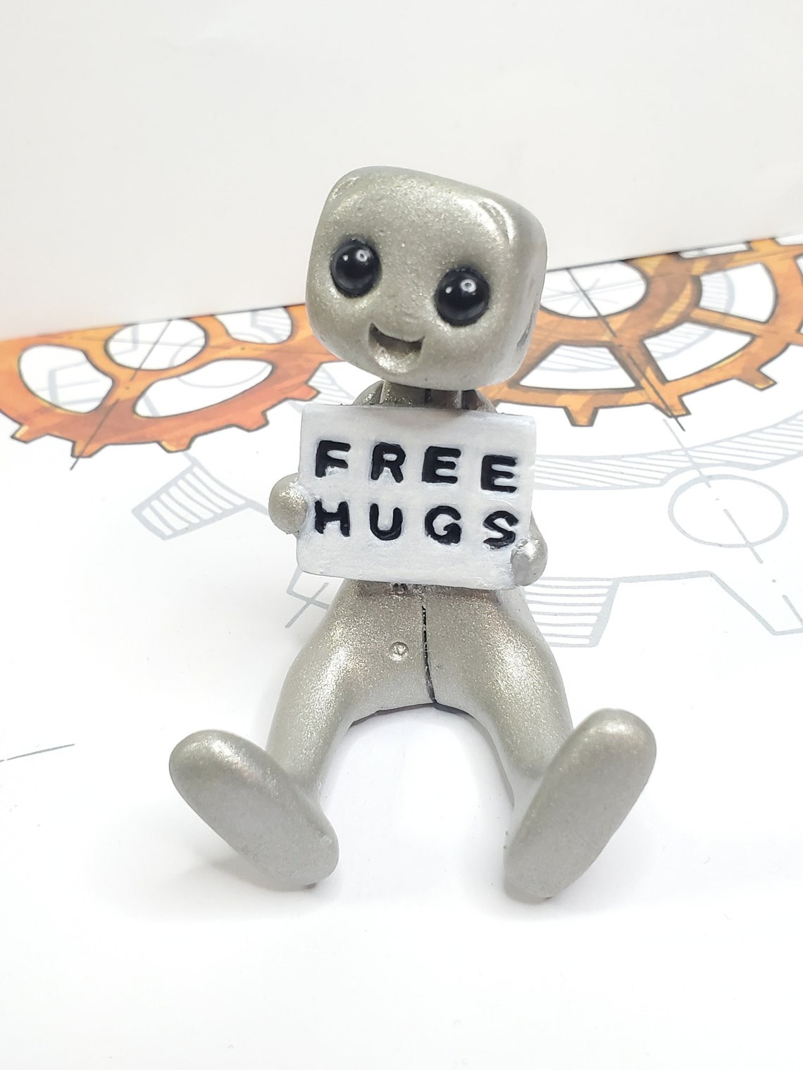 Mental Health Robot Figurine