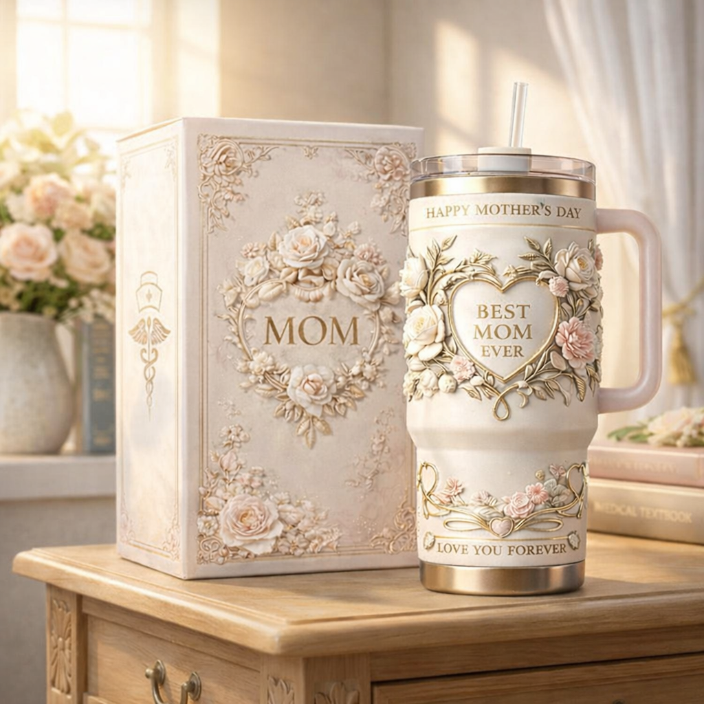 🌷 Best Mom Ever Tumbler – Mother’s Day Gift 💖