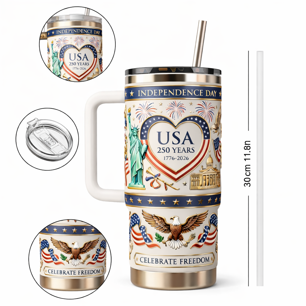 🎁 250th Anniversary Independence Day Commemorative Tumbler 🦅