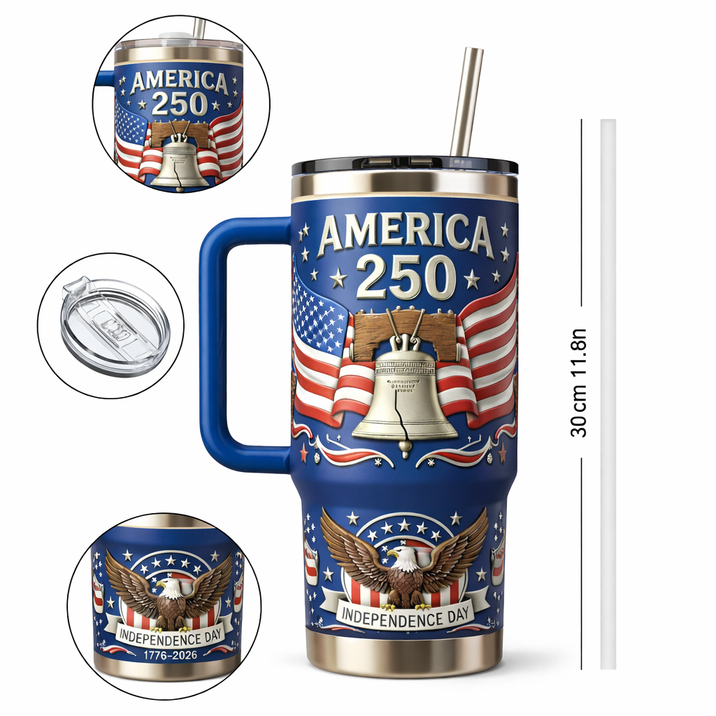 🎁 250th Anniversary Independence Day Commemorative Tumbler 🦅