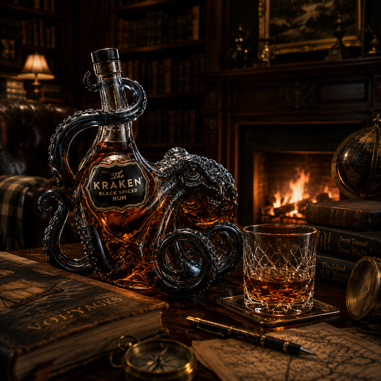 The Kraken Rum Edition 3D Octopus Bottle