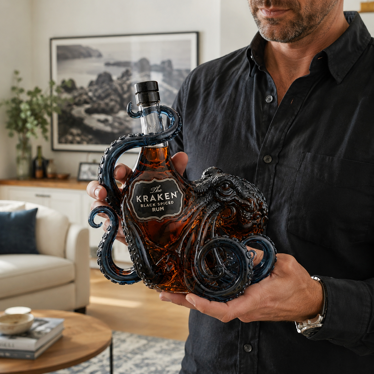 The Kraken Rum Edition 3D Octopus Bottle